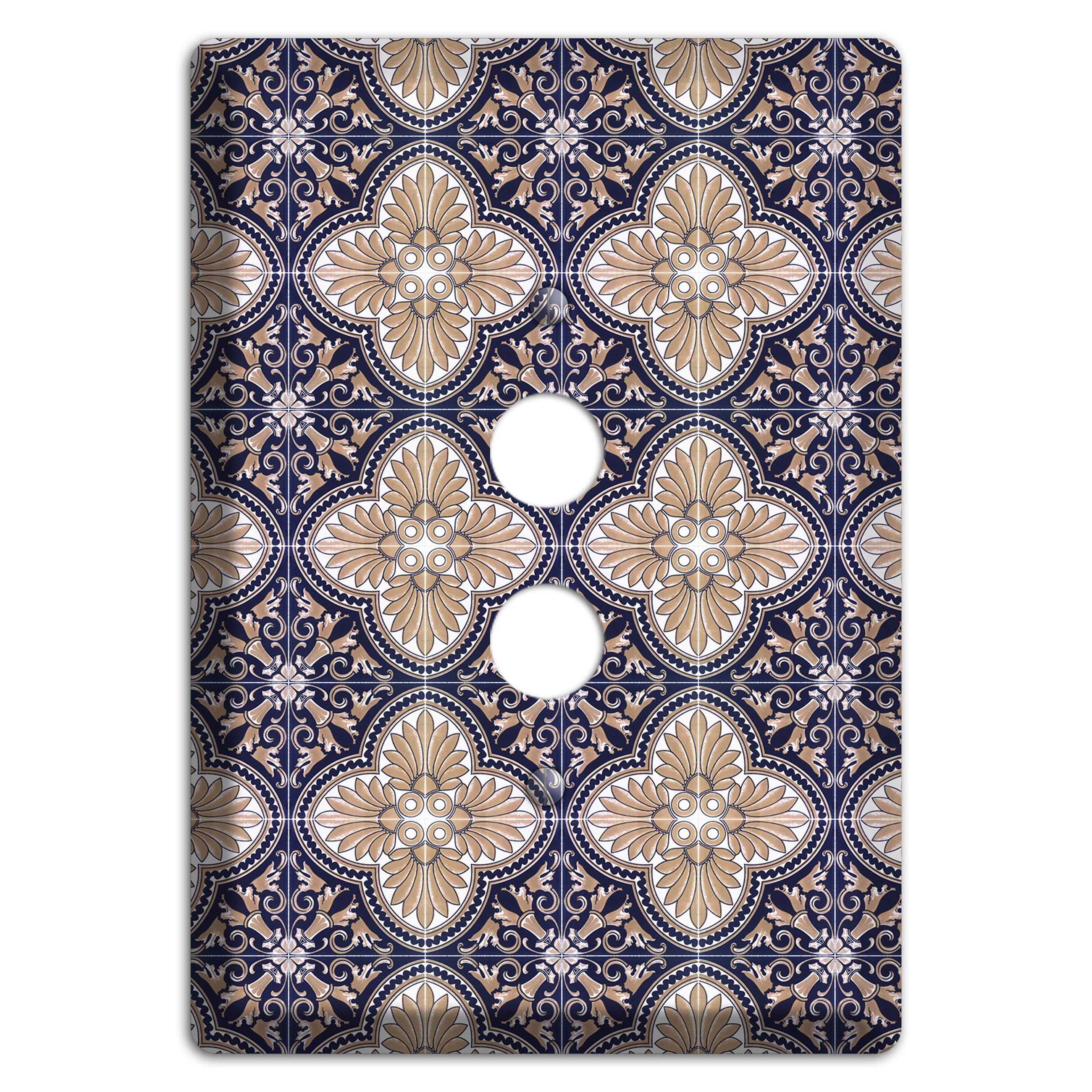 Tavira Tiles 4 1 Pushbutton Wallplate