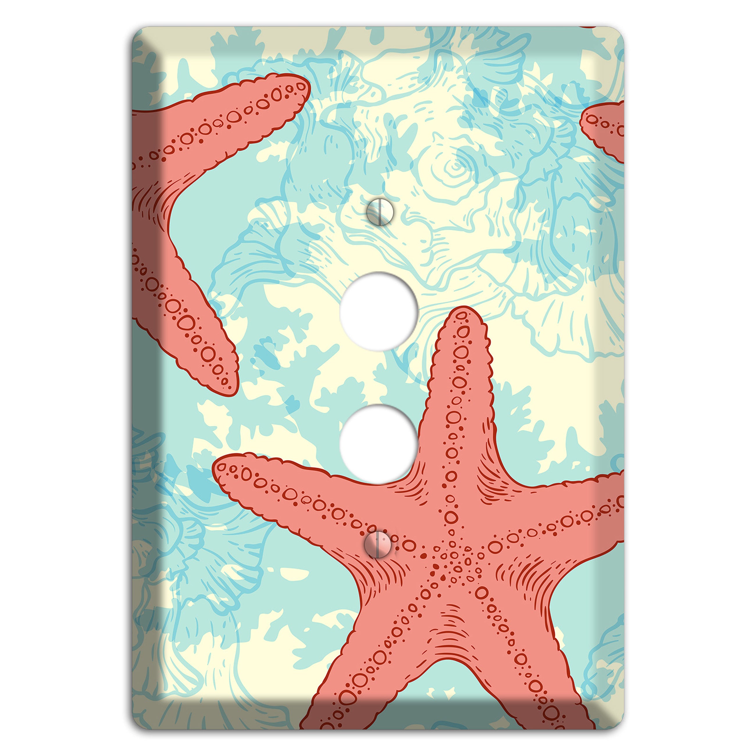 Shells 6 1 Pushbutton Wallplate