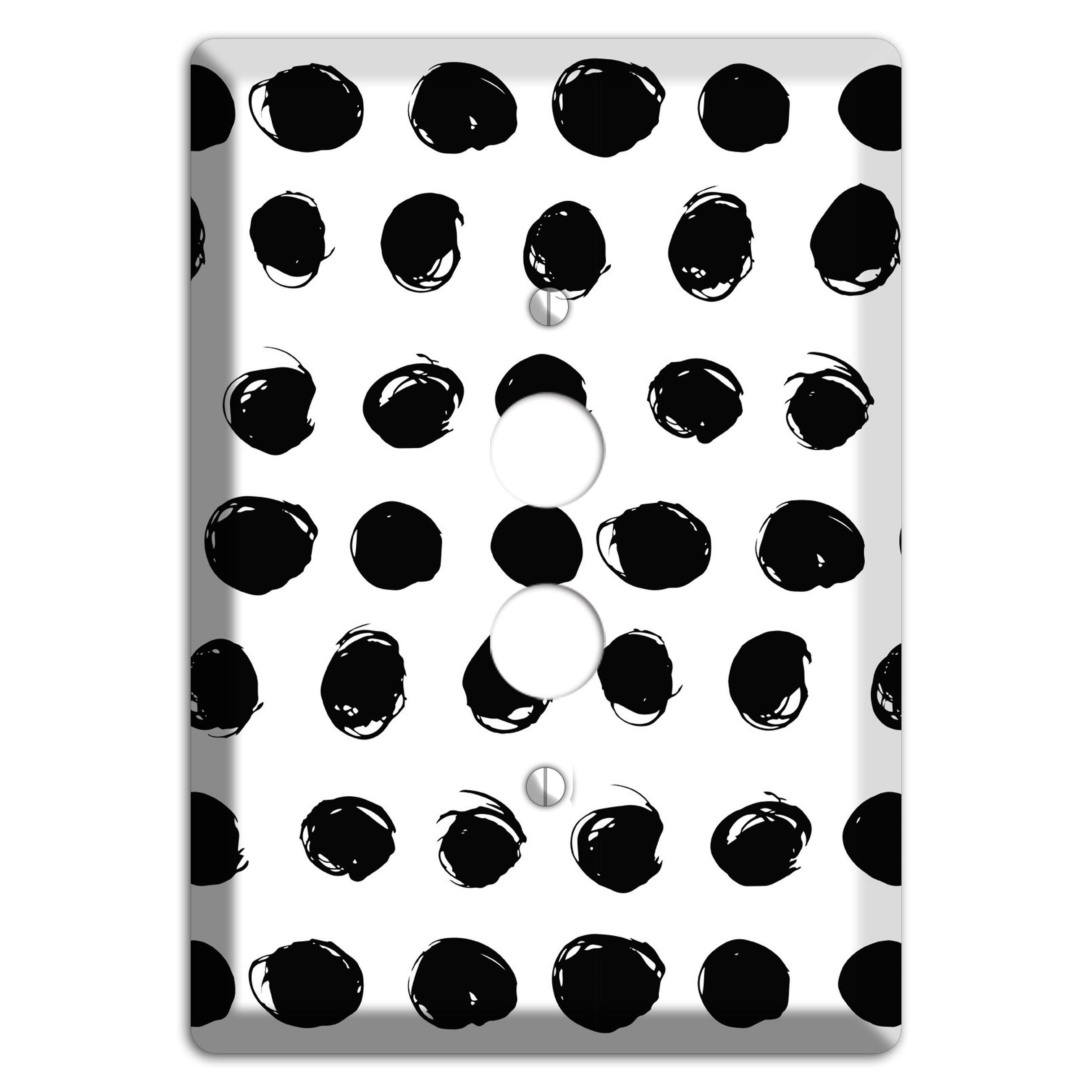 Ink Drops 9 1 Pushbutton Wallplate