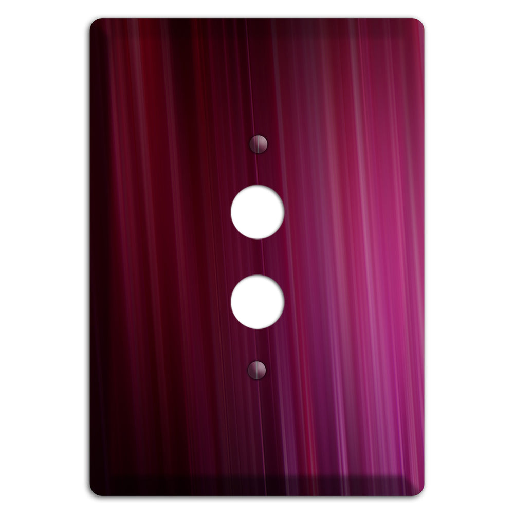 Fuschia Ray of Light 1 Pushbutton Wallplate