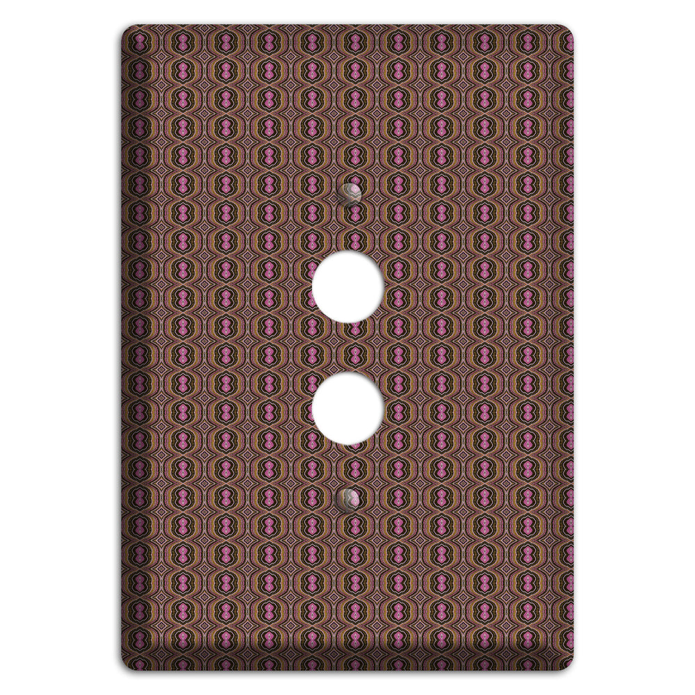 Brown Tapestry 1 Pushbutton Wallplate