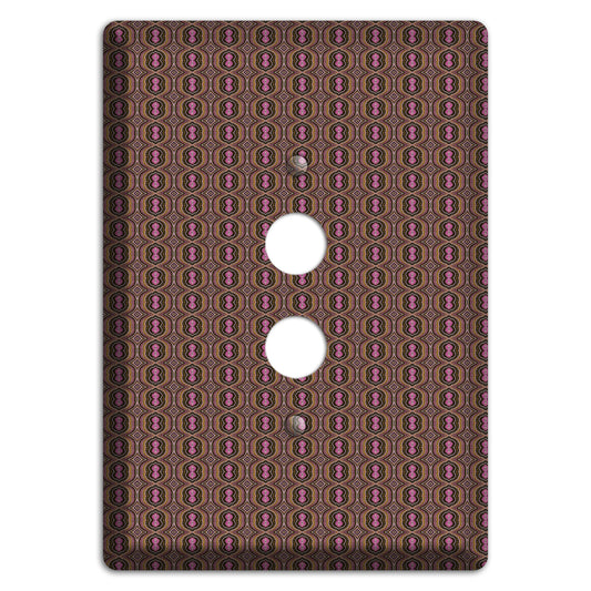 Brown Tapestry 1 Pushbutton Wallplate