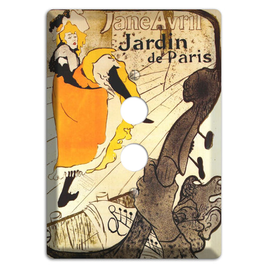 Jane Avril Vintage Poster 1 Pushbutton Wallplate