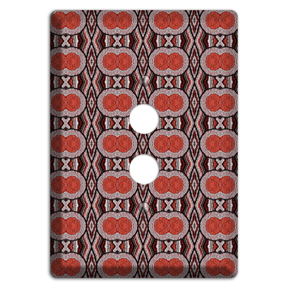 Red Tapestry 1 Pushbutton Wallplate