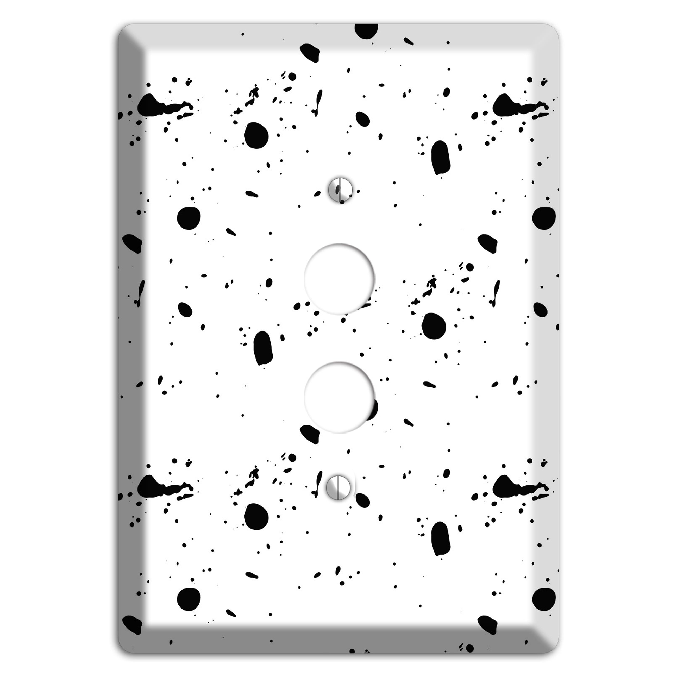 Ink Drops 3 1 Pushbutton Wallplate