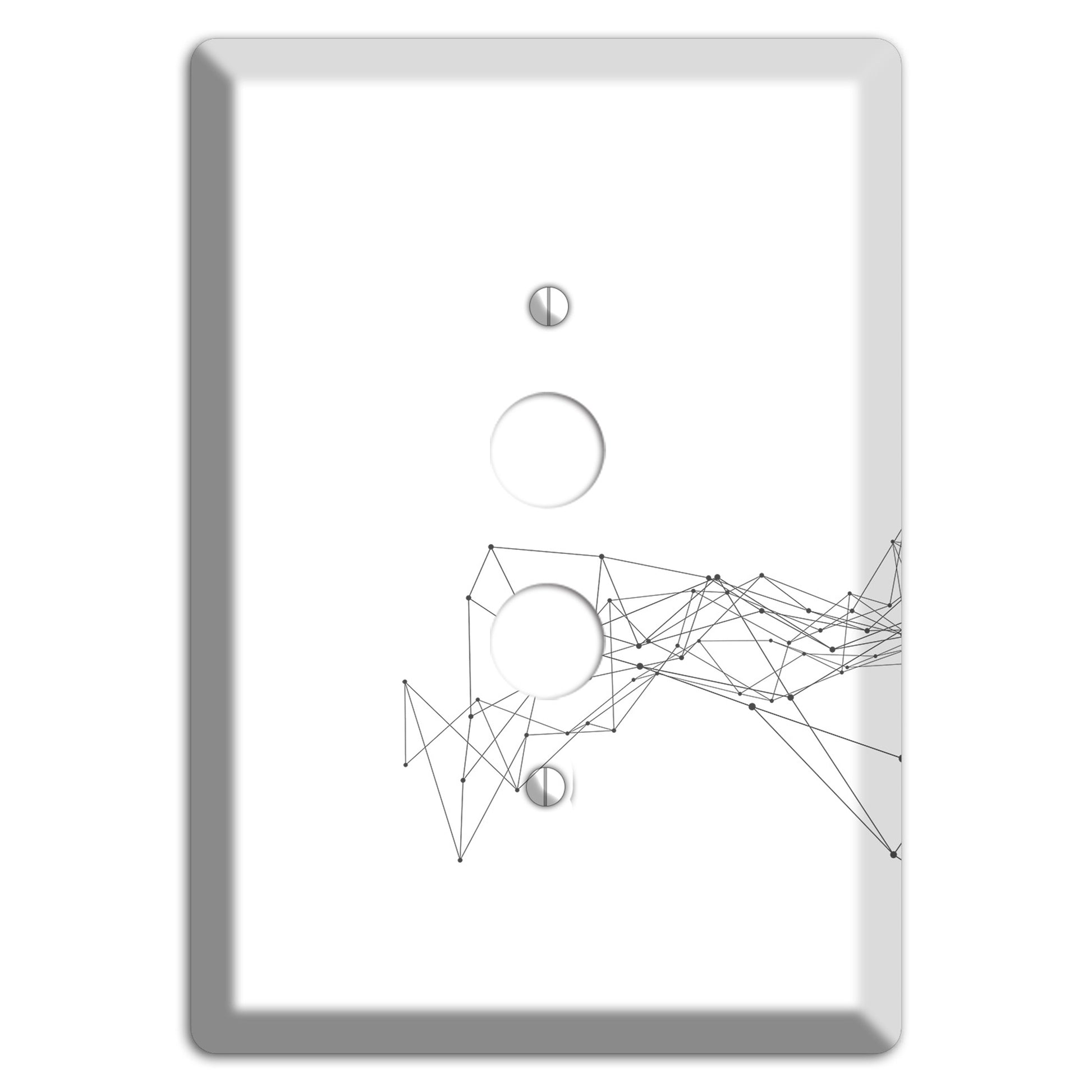 Ink Brushstrokes 7 1 Pushbutton Wallplate