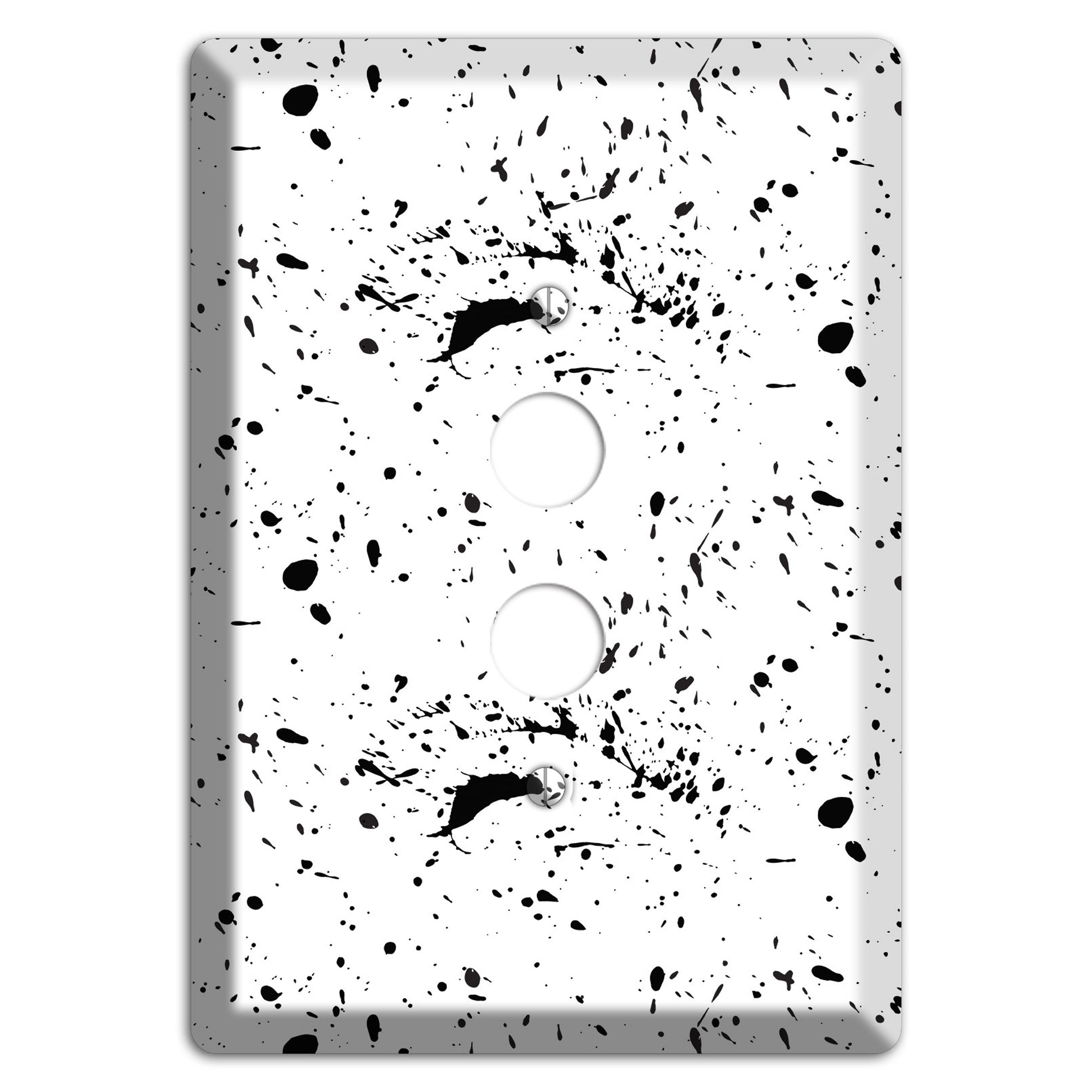 Ink Splash 5 1 Pushbutton Wallplate