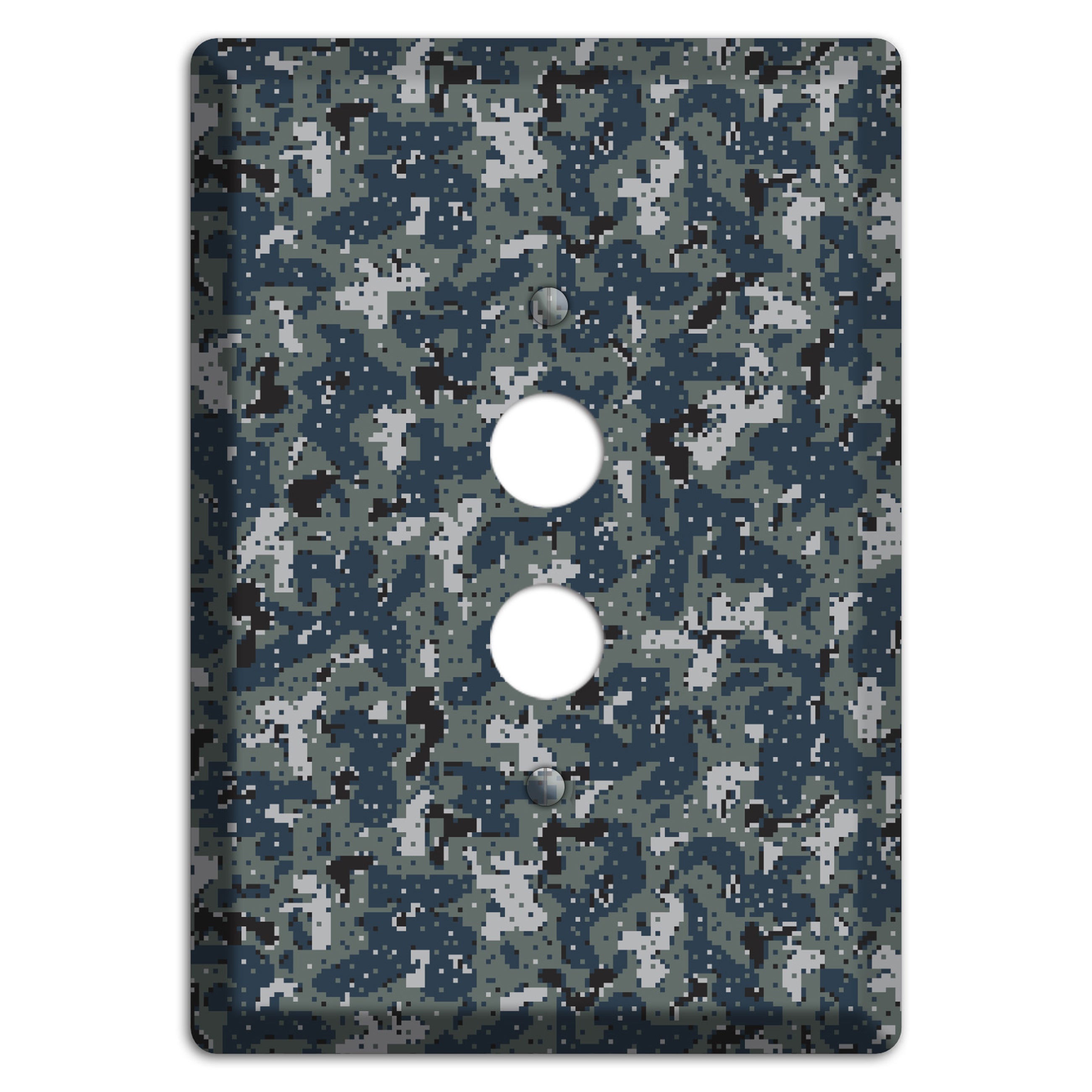 NWU 2007 Camo 1 Pushbutton Wallplate