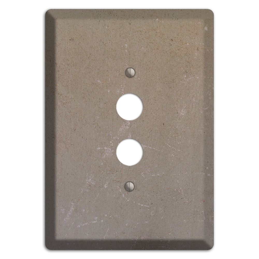 Old Concrete 6 1 Pushbutton Wallplate