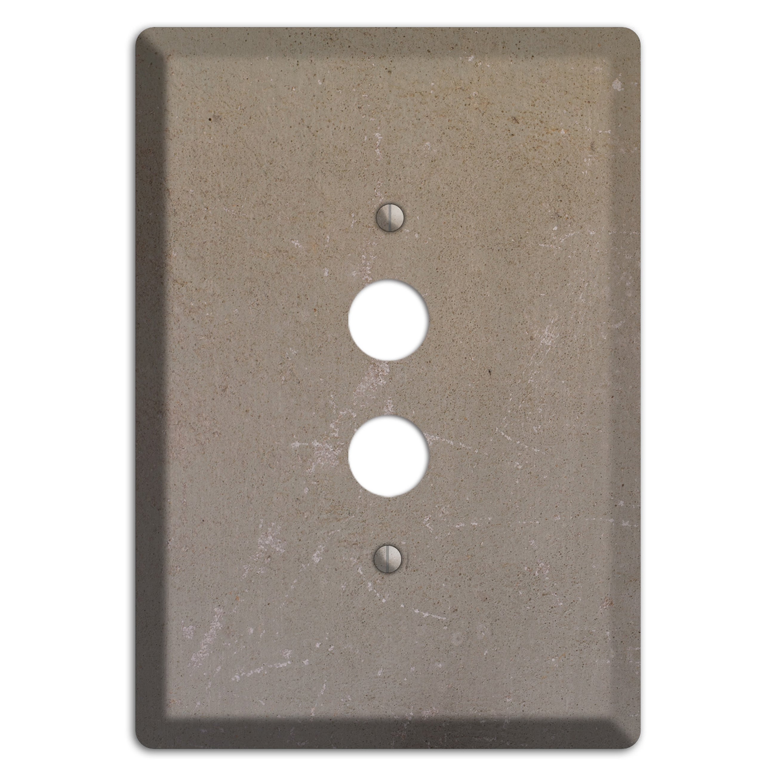 Old Concrete 6 1 Pushbutton Wallplate