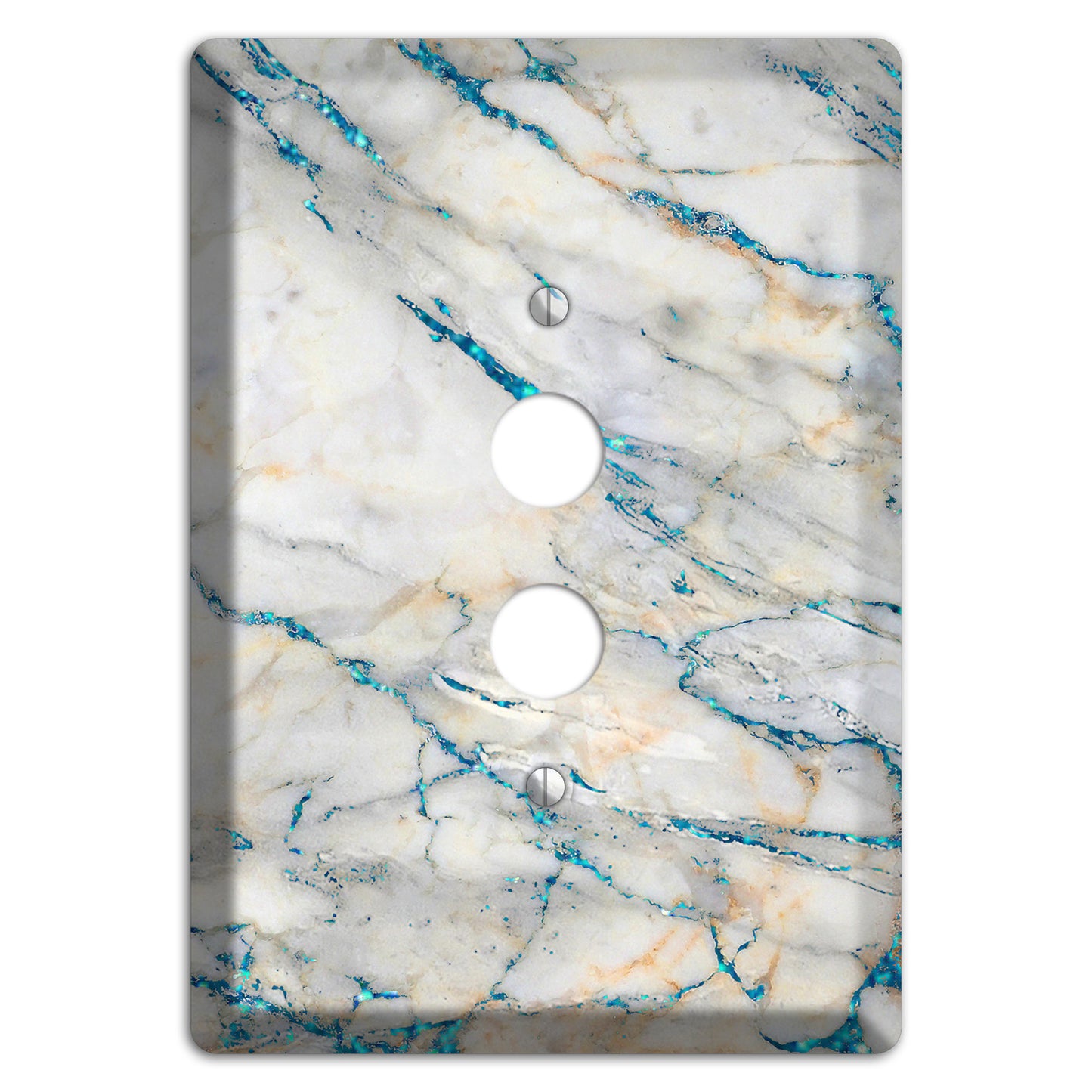 Bondi Blue Marble 1 Pushbutton Wallplate