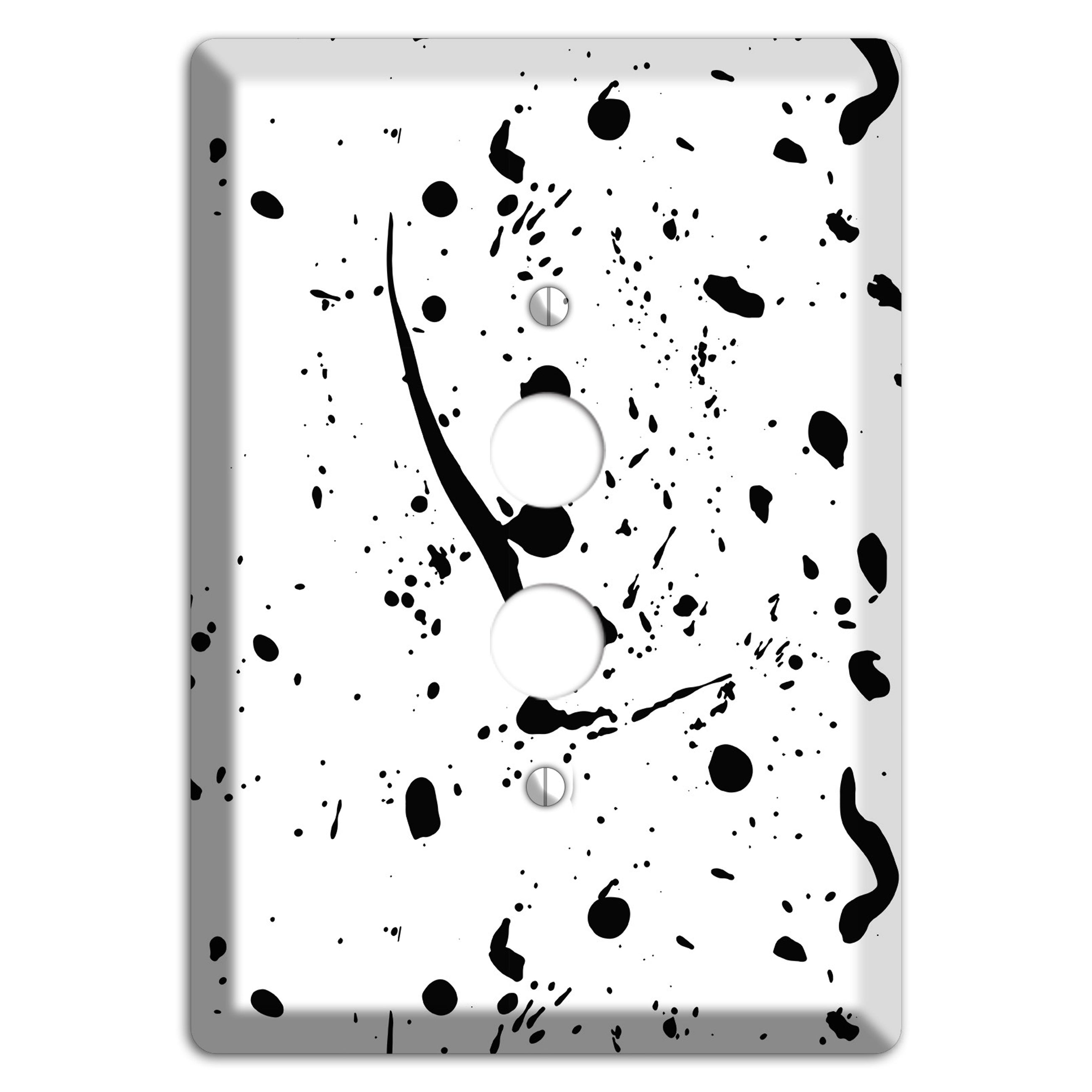 Ink Splash 2 1 Pushbutton Wallplate