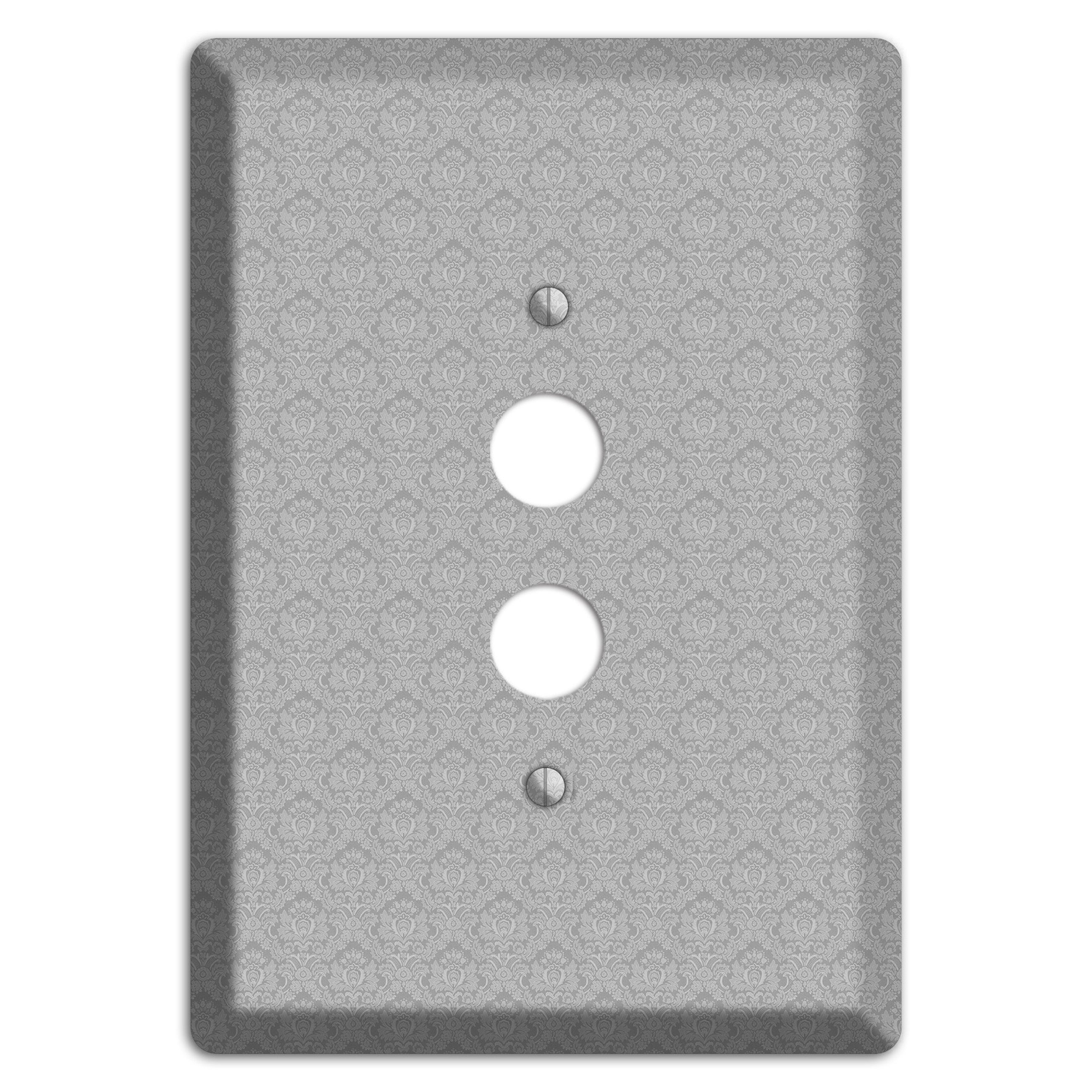 Light Grey Cartouche 1 Pushbutton Wallplate