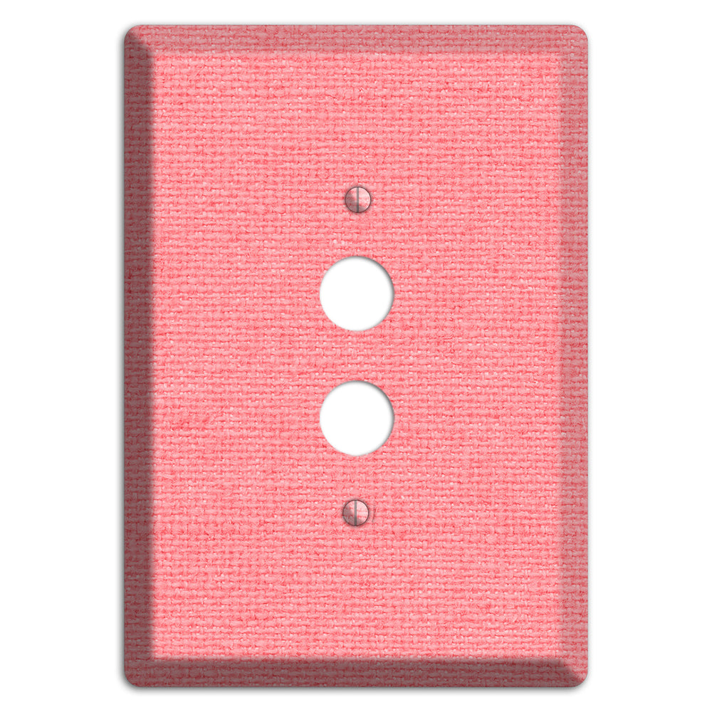 Sweet Pink Soft Coral 1 Pushbutton Wallplate