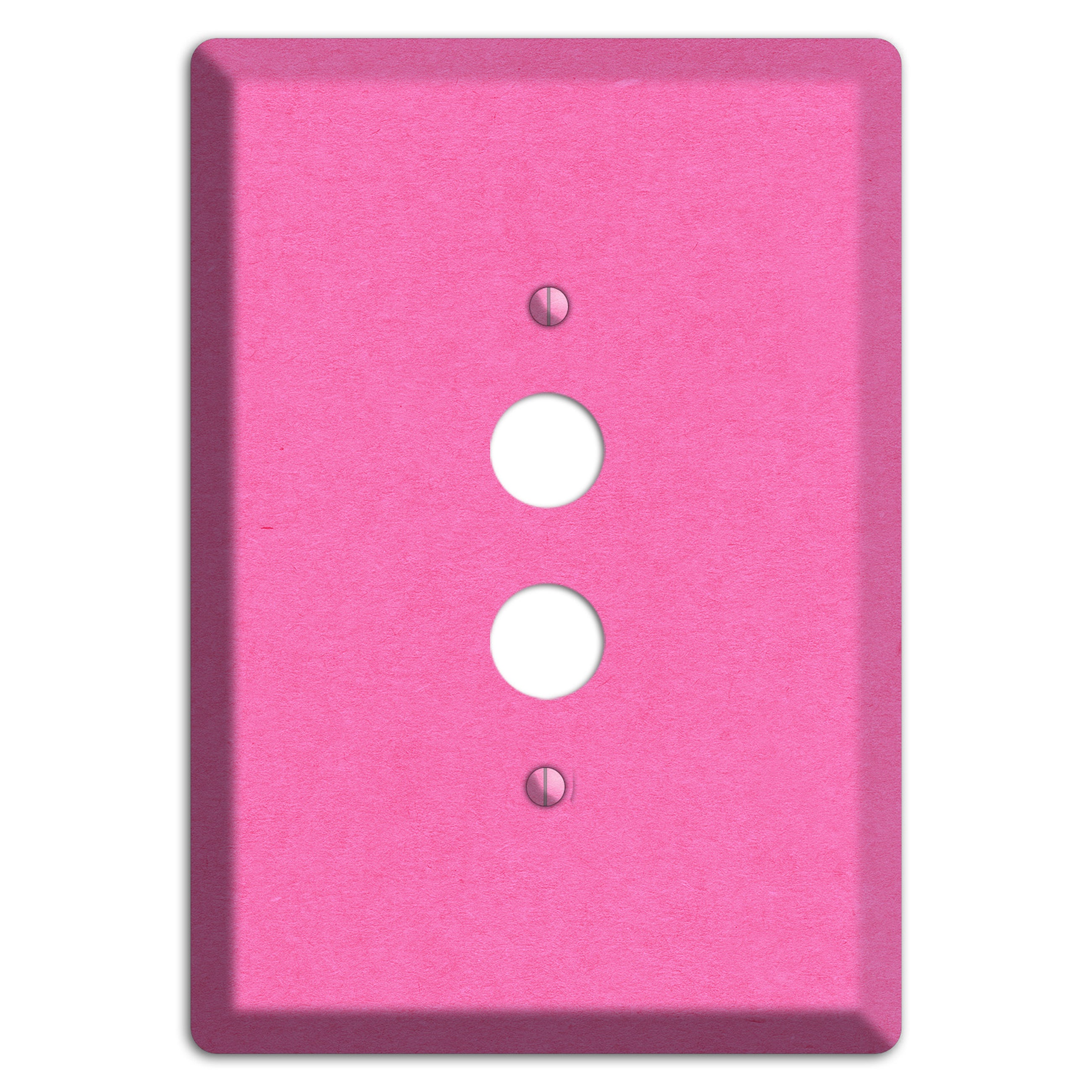 Persian Pink Kraft 1 Pushbutton Wallplate