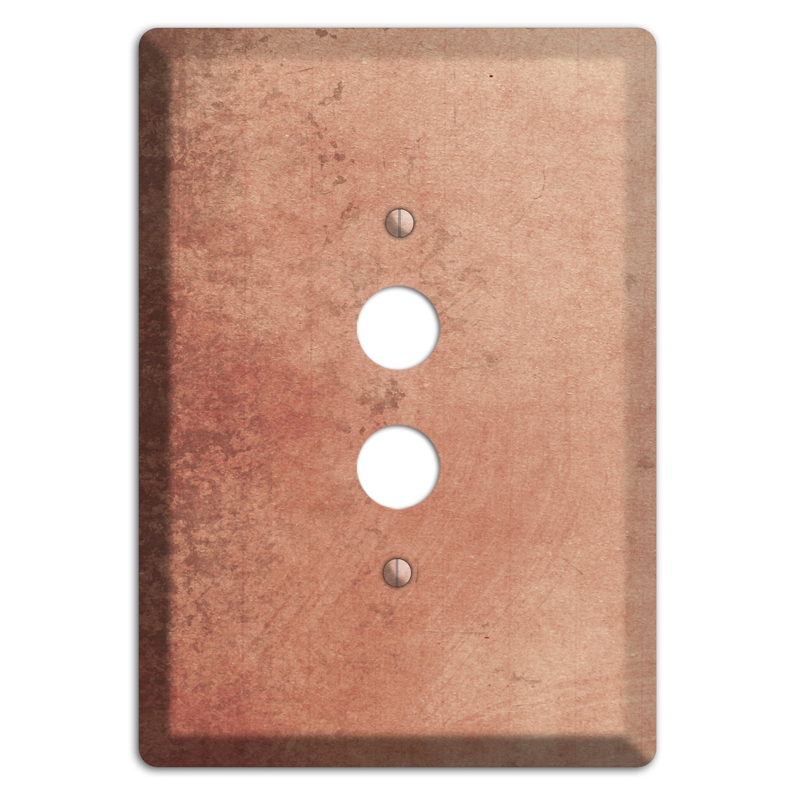 Tan Vintage Grunge 1 Pushbutton Wallplate