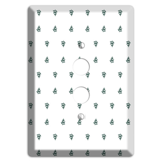 Leaves Style Y 1 Pushbutton Wallplate