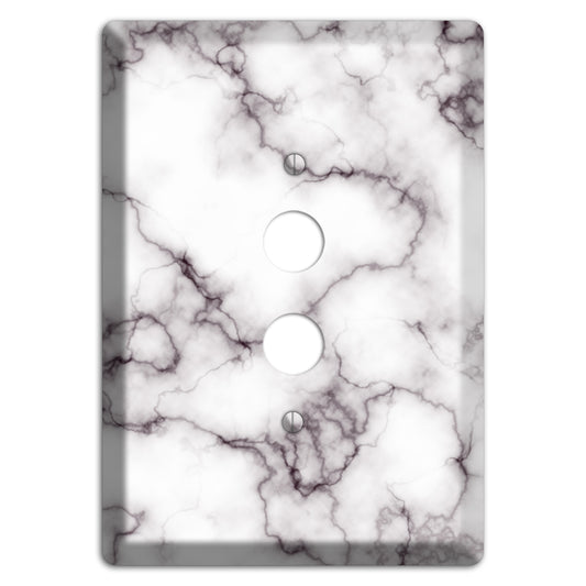 Black Stained Marble 1 Pushbutton Wallplate