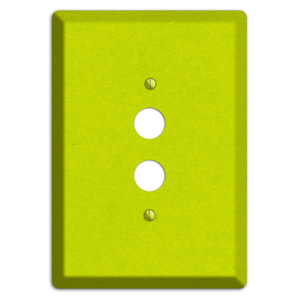 Electric Lime Kraft 1 Pushbutton Wallplate