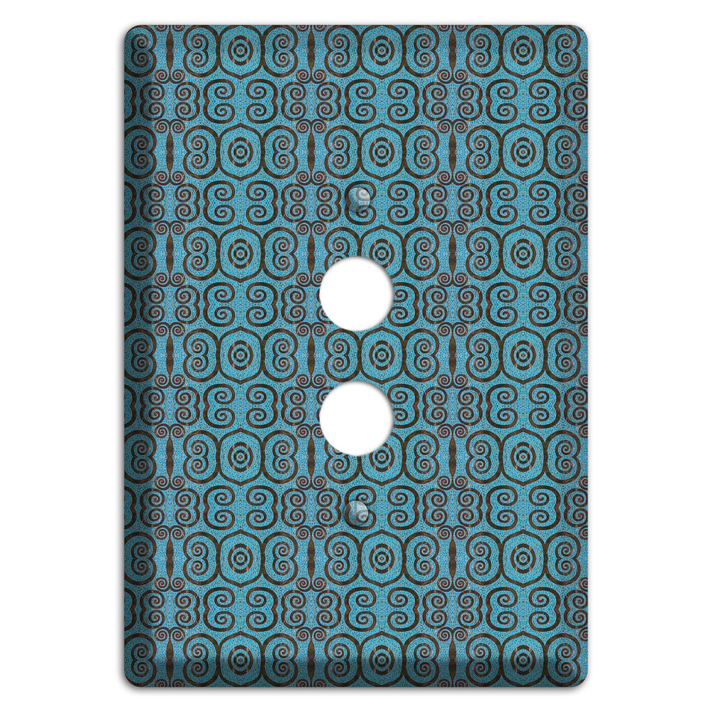Blue Tapestry 1 Pushbutton Wallplate