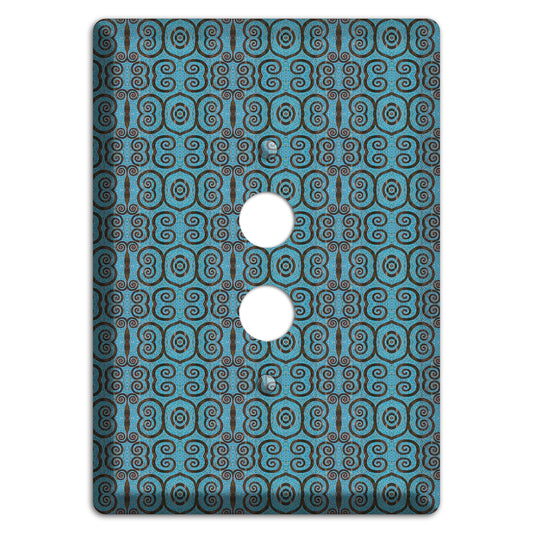 Blue Tapestry 1 Pushbutton Wallplate