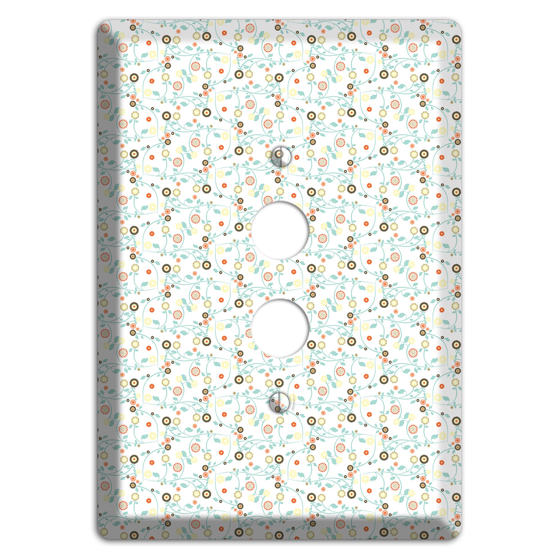 Small Cute Flowers 1 Pushbutton Wallplate