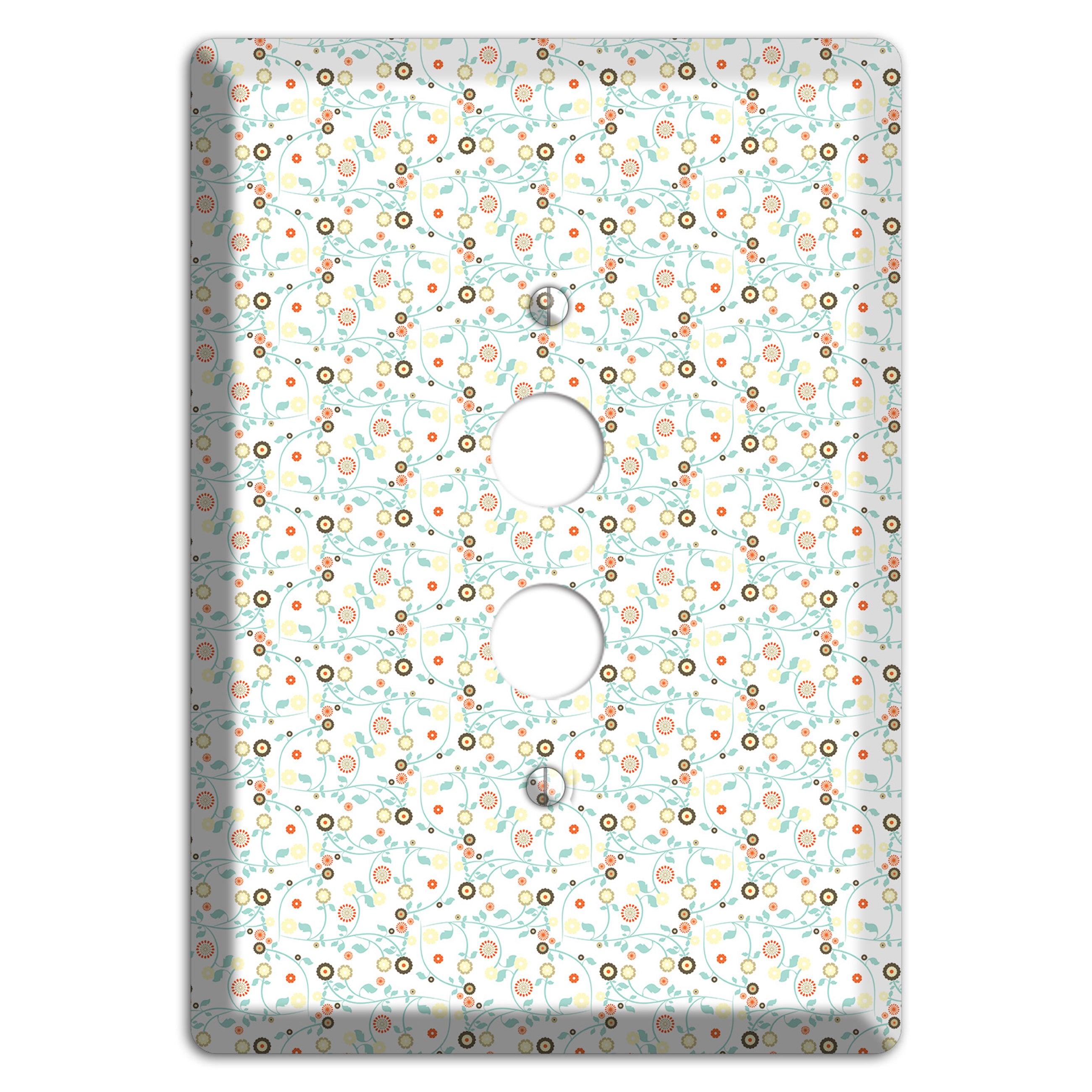 Small Cute Flowers 1 Pushbutton Wallplate