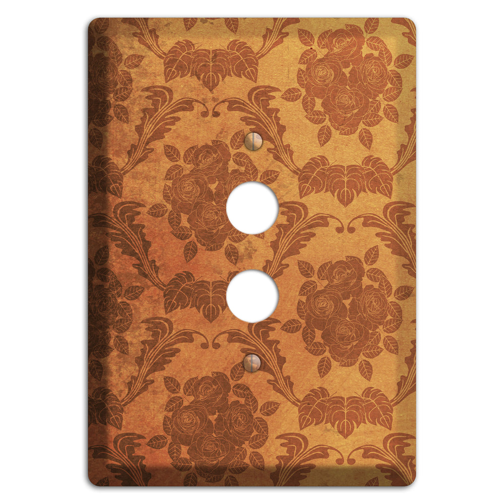 Cape Pallisar Vintage Rose Damask 1 Pushbutton Wallplate