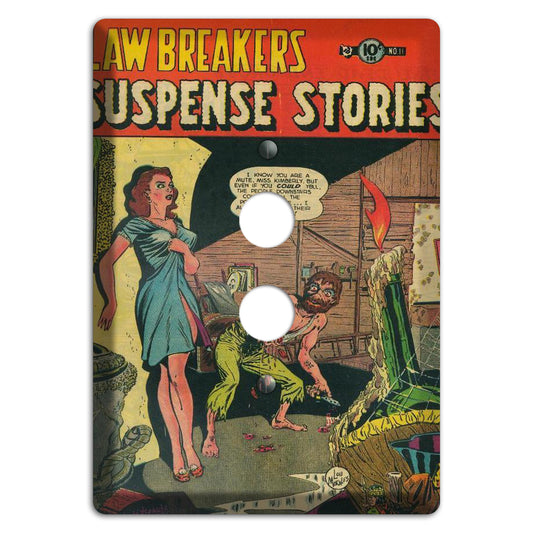 Susoense Stories Vintage Comics 1 Pushbutton Wallplate