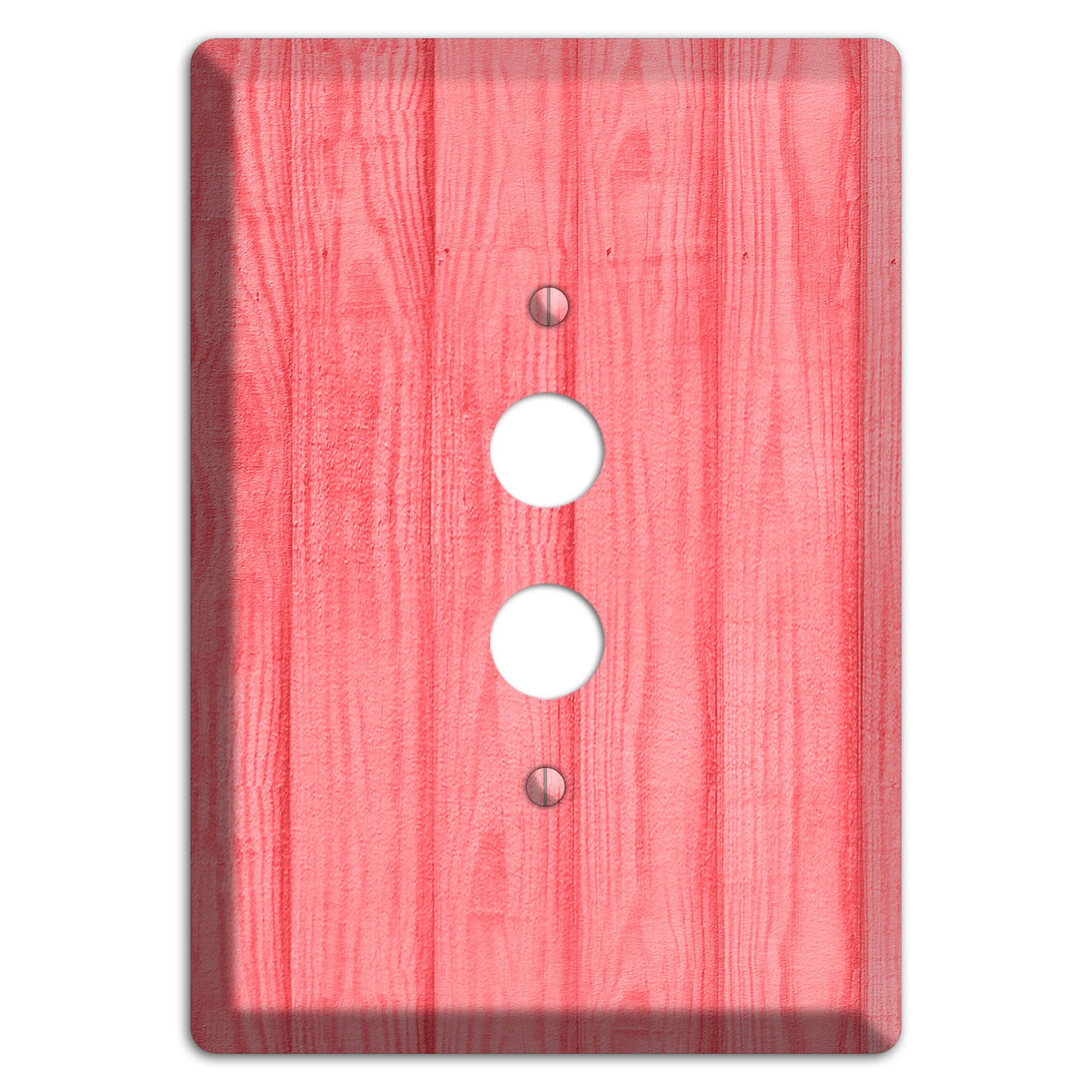 Geraldine Soft Coral 1 Pushbutton Wallplate
