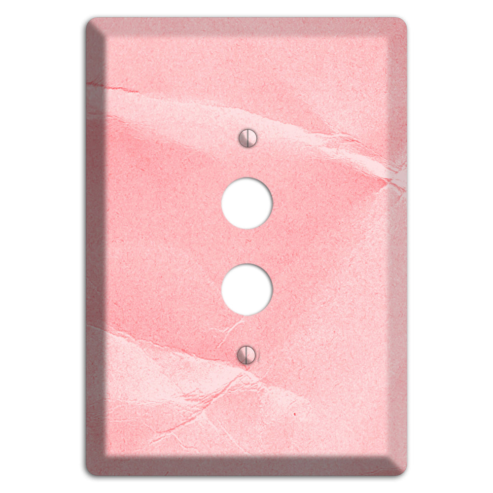 Pink Soft Coral 1 Pushbutton Wallplate