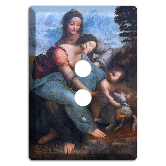 Da Vinci - The Virgin Child 1 Pushbutton Wallplate