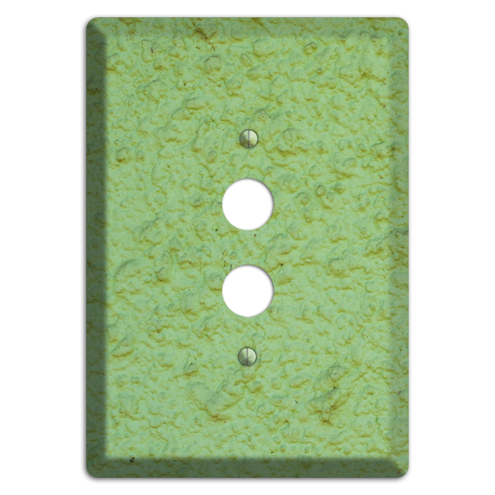 Green Concrete 1 Pushbutton Wallplate