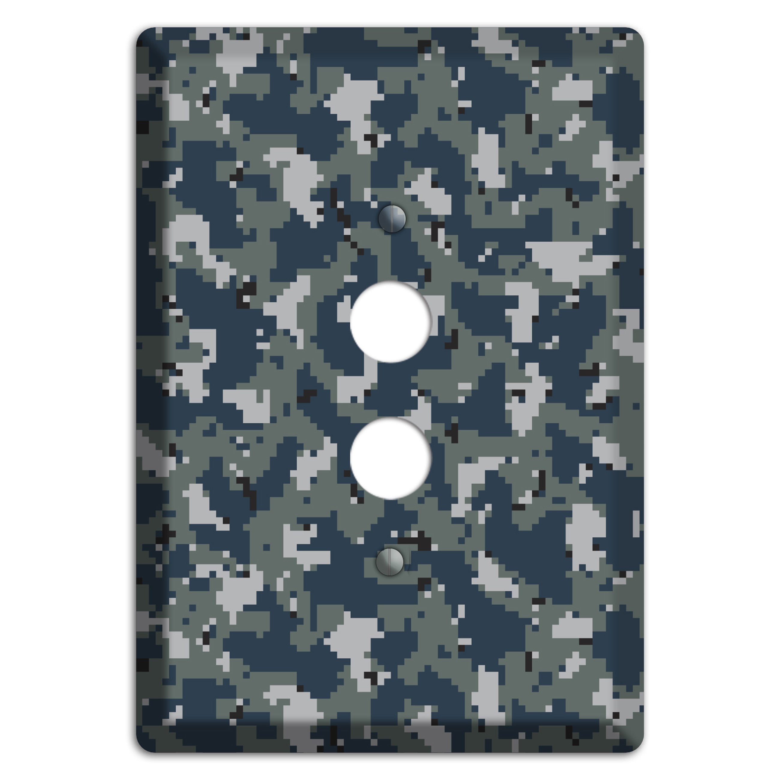 Navy 2007 Camo 1 Pushbutton Wallplate