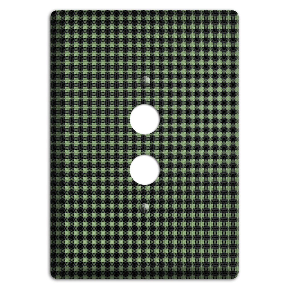 Multi Green Basket Check 1 Pushbutton Wallplate