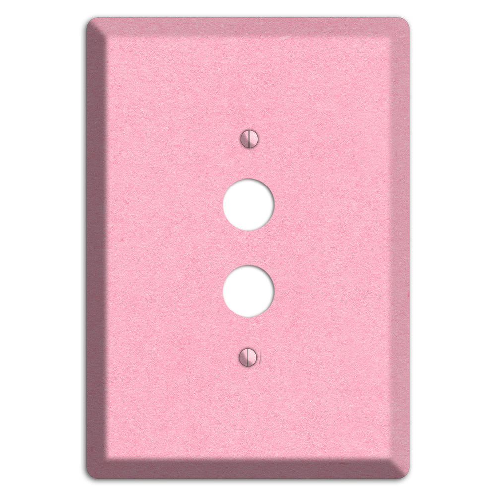 Lavender Pink Kraft 1 Pushbutton Wallplate