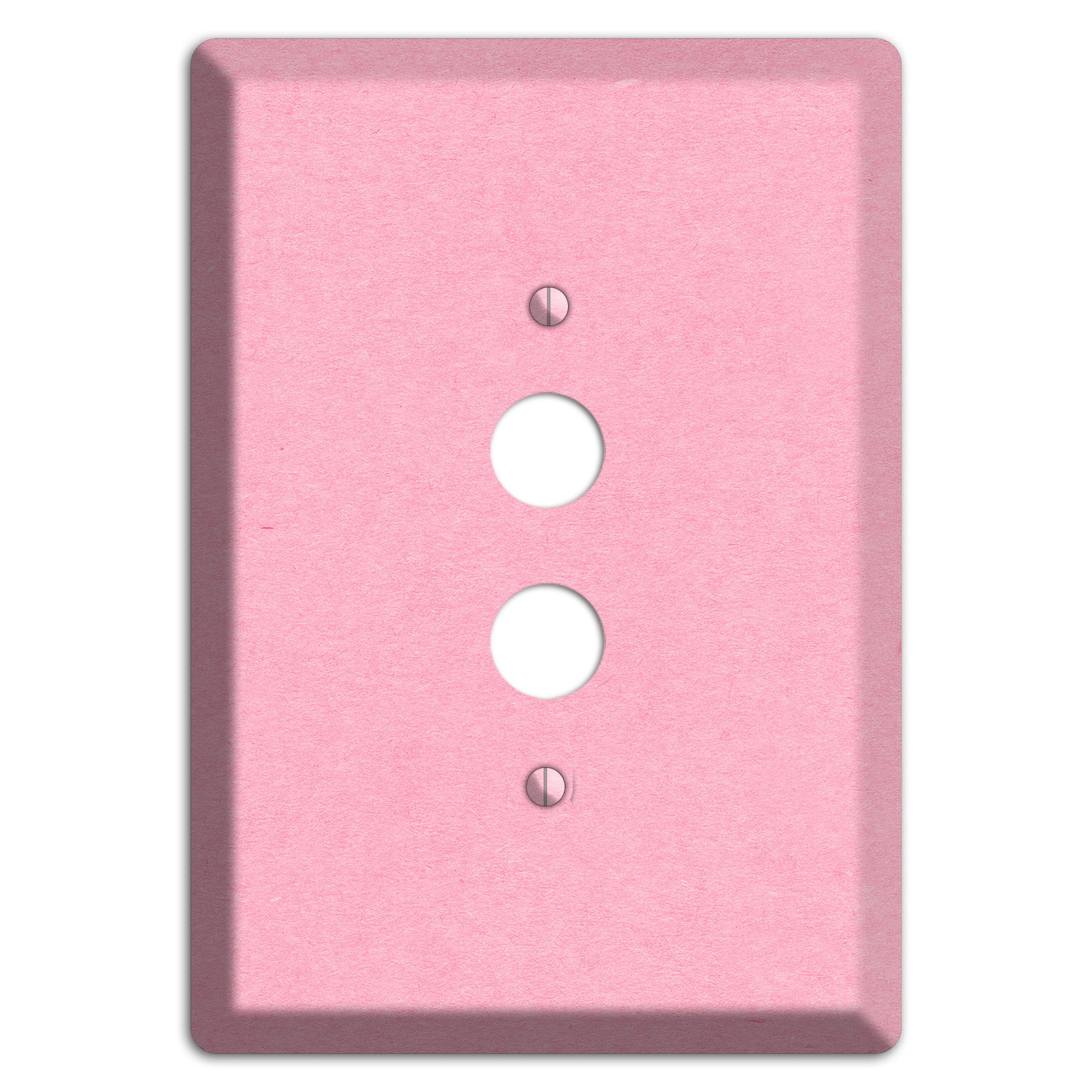 Lavender Pink Kraft 1 Pushbutton Wallplate