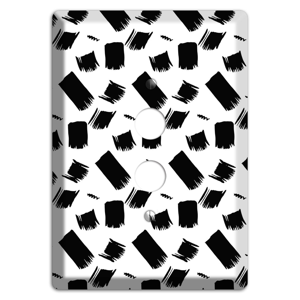 Ink Brushstrokes 8 1 Pushbutton Wallplate