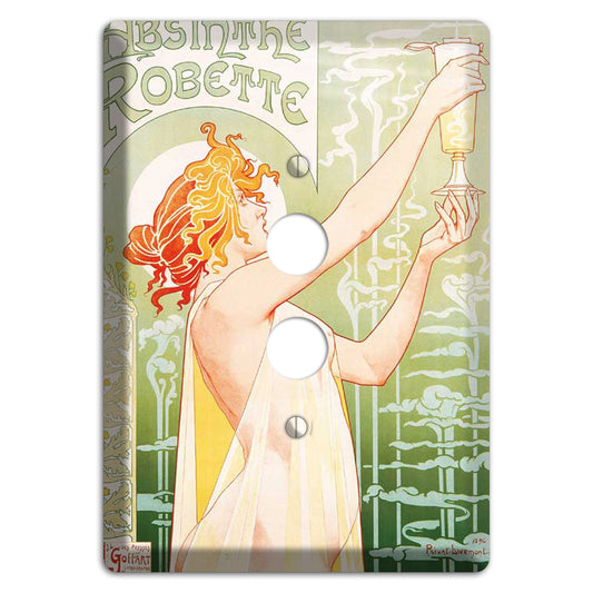 Absinthe Robette Vintage Poster 1 Pushbutton Wallplate