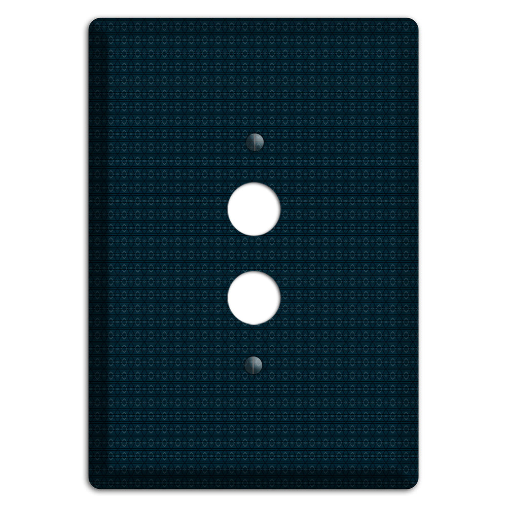 Navy Tiny Tapestry 1 Pushbutton Wallplate