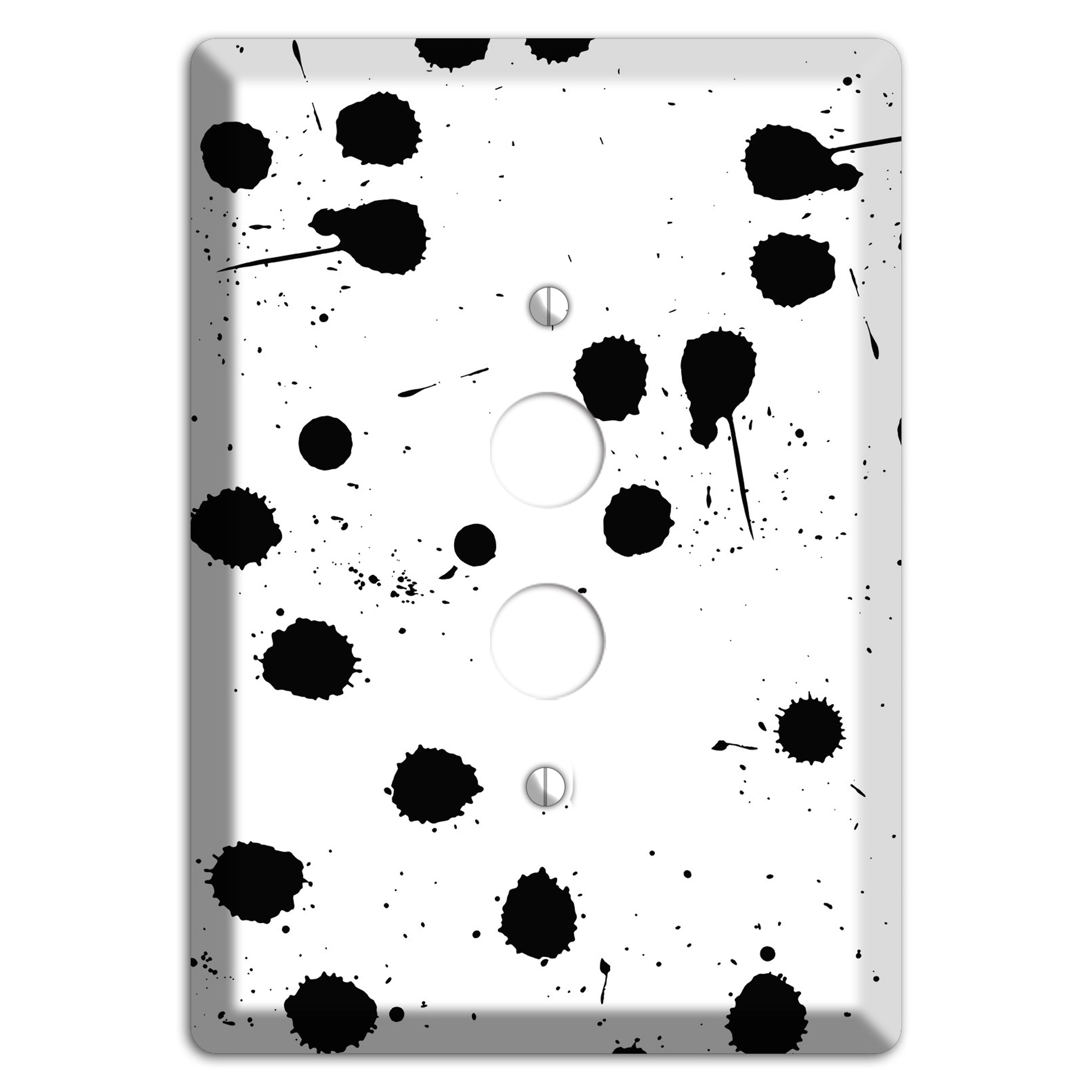 Ink Splash 9 1 Pushbutton Wallplate