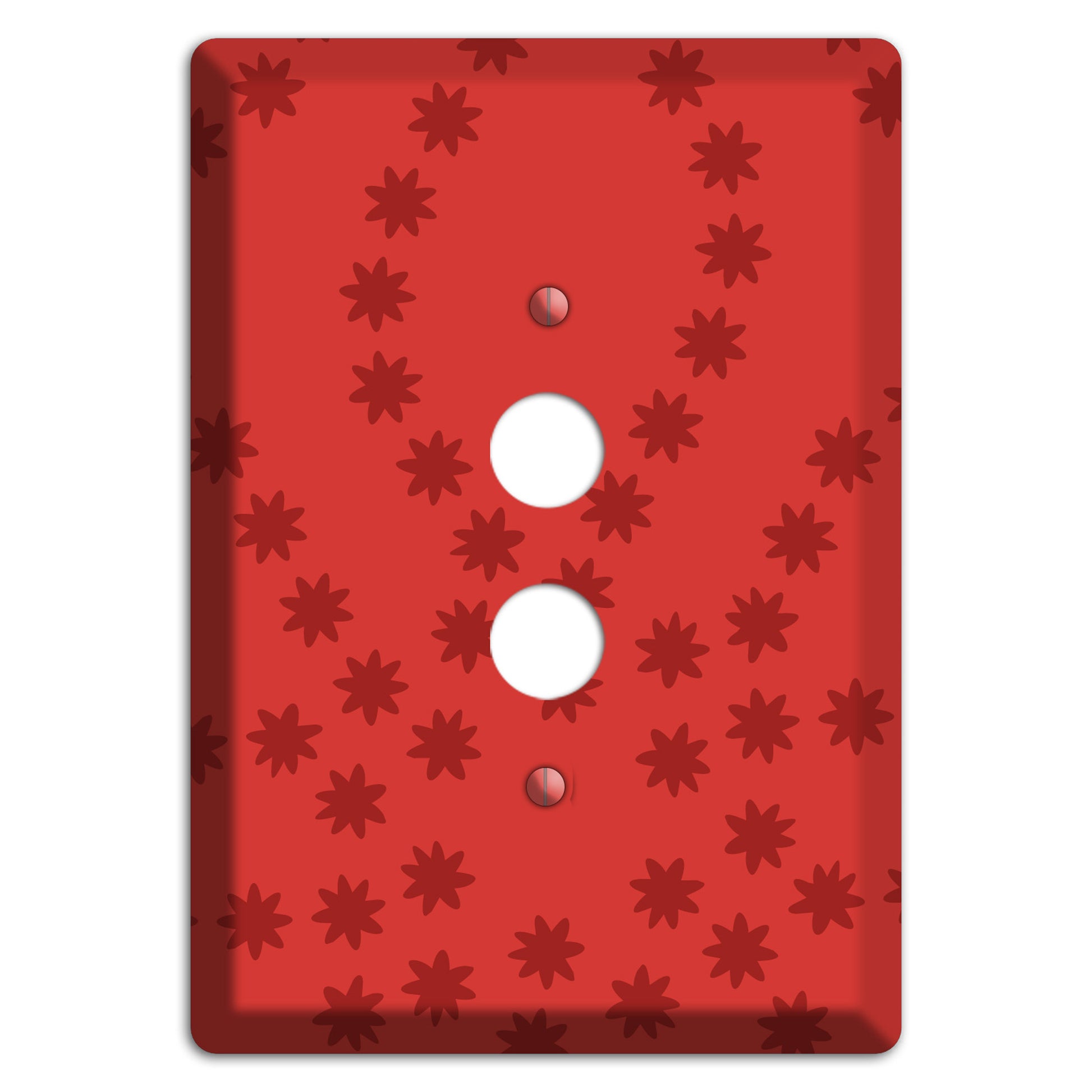 Multi Red Constellation 1 Pushbutton Wallplate
