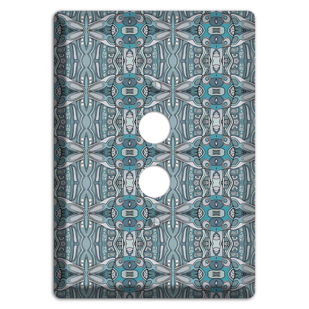 Blue Tapestry 1 Pushbutton Wallplate