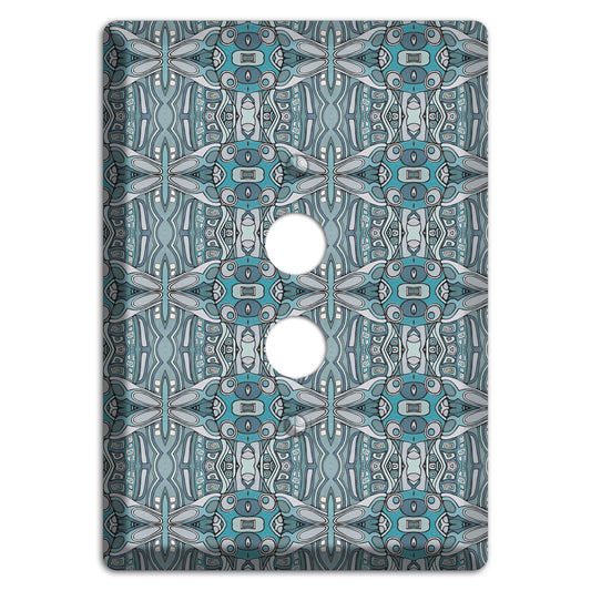Blue Tapestry 1 Pushbutton Wallplate