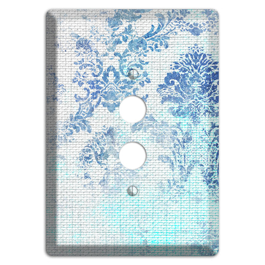 Ice Cold Whimsical Damask 1 Pushbutton Wallplate
