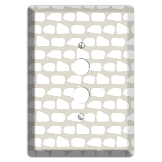 Simple Scandanavian Style Q 1 Pushbutton Wallplate