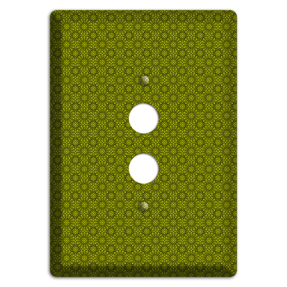 Multi Green Foulard 1 Pushbutton Wallplate