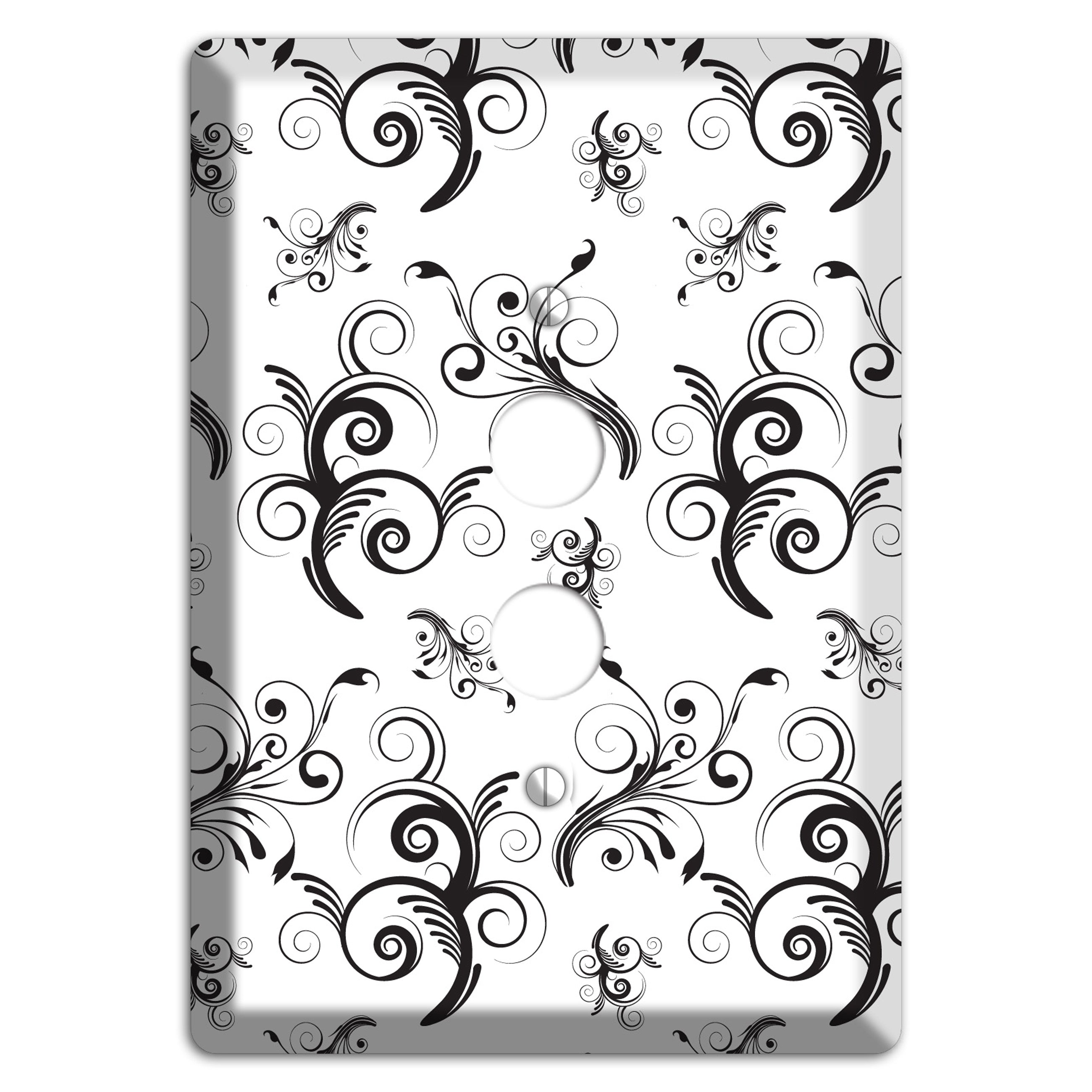 Scrolled Toile 1 Pushbutton Wallplate