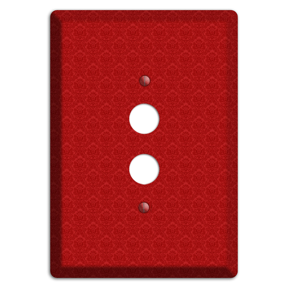 Red Cartouche 1 Pushbutton Wallplate