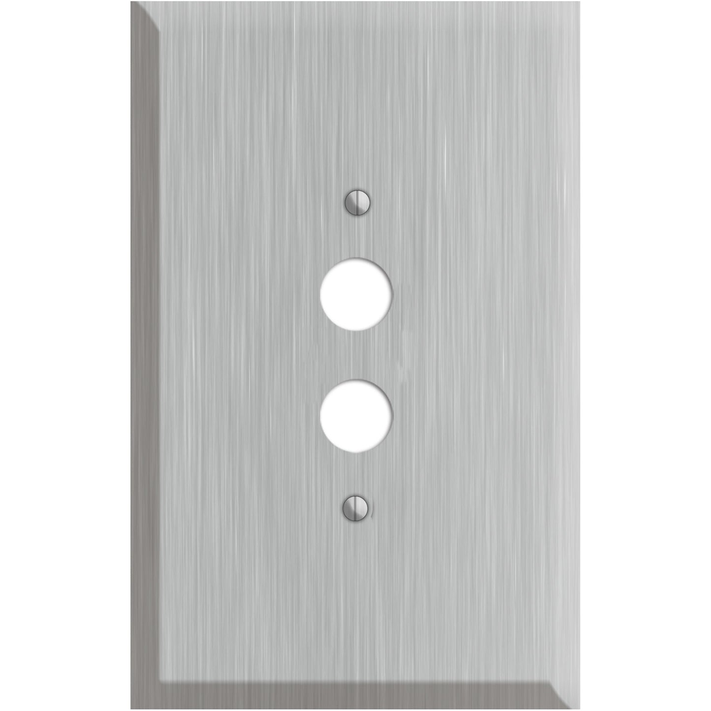 Oversized Discontinued Stainless Steel 1 Pushbutton Wallplate